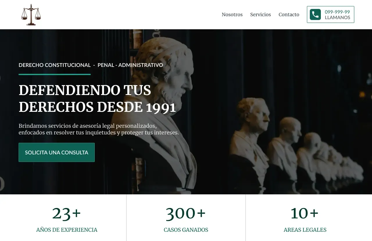 Pagina abogados