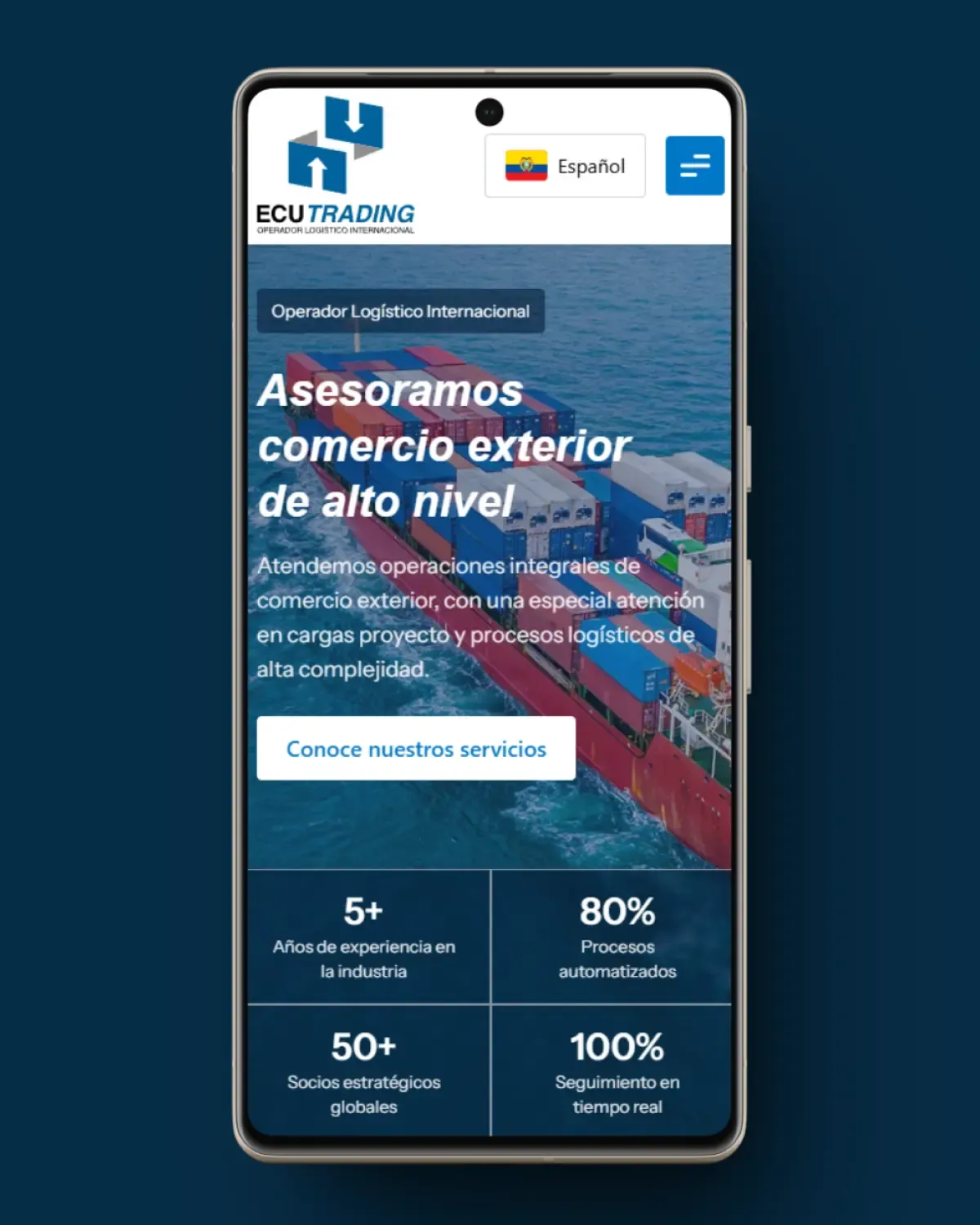 Captura del proyecto ECU Trading