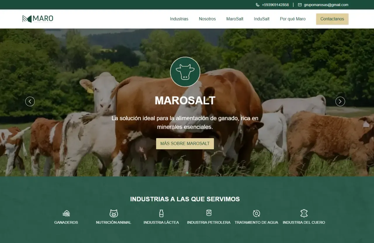 Pagina de grupo maro
